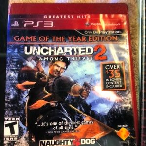 MOVING SALE NO HAGGLING UNISEX PS3 UNCHARTED EDITION DVD DISK